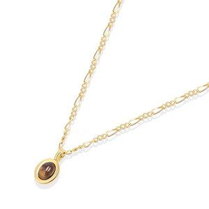 Maillard Tiger's Eye stone necklace